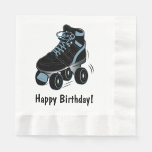 Rollen-Skate-alles Gute zum Geburtstag Serviette