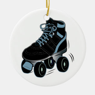 Rollen-Skate im Schwarzen Keramikornament