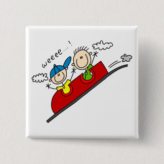Rollen-Untersetzer-Fahrt-shirts und -geschenke Button