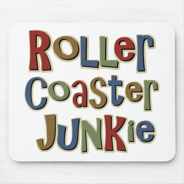 Rollen-Untersetzer-Junkie Mousepad (Vorne)