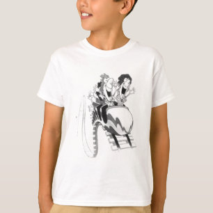 Rollen-Untersetzer-Spaß T-Shirt