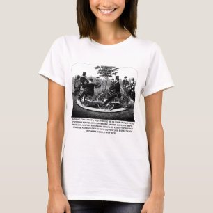 Rollen-Untersetzer-Warnung T-Shirt