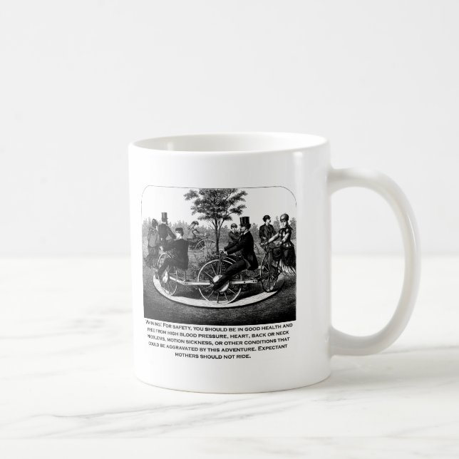 Rollen-Untersetzer-Warnung Tasse (Rechts)