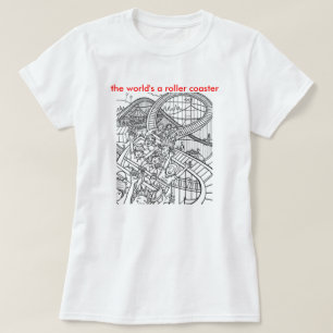 Rollen-Untersetzerwelt T-Shirt
