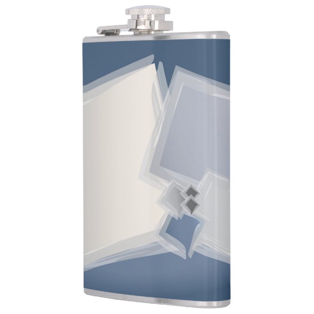 Rollende Fibonacci-Quadrate Flachmann (Links)