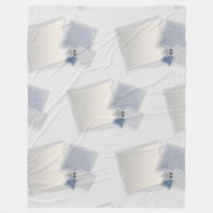 Rollende Fibonacci-Quadrate Fleecedecke