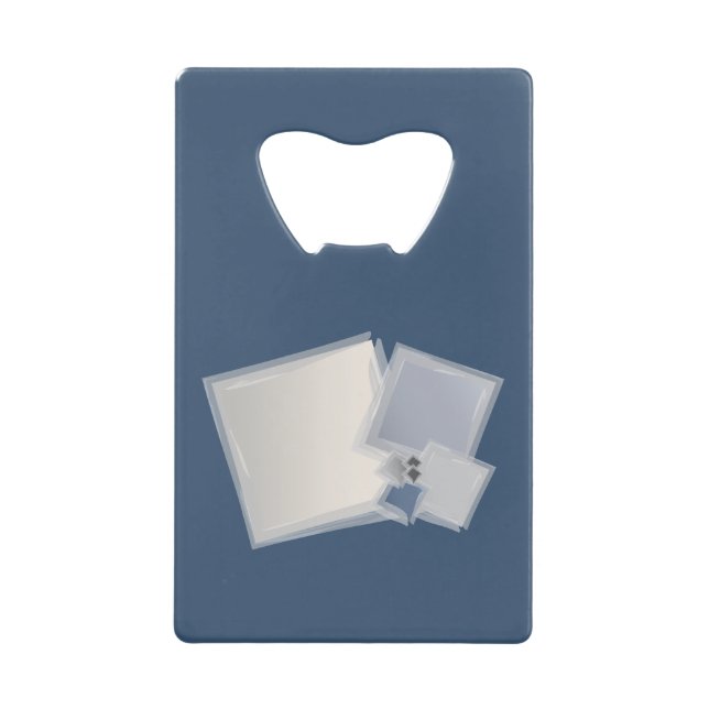 Rollende Fibonacci-Quadrate Geldbeutel Flaschenöffner (Vorderseite)