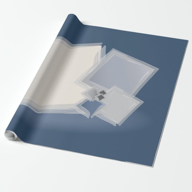 Rollende Fibonacci-Quadrate Geschenkpapier (Ungerollt)