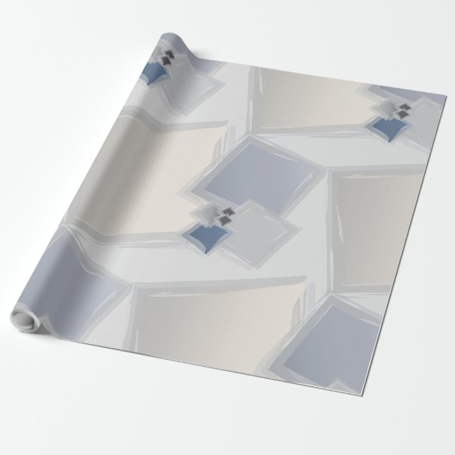 Rollende Fibonacci-Quadrate Geschenkpapier (Ungerollt)