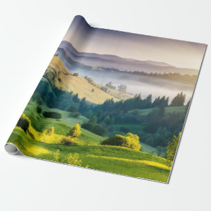 Rollende Hügel - Landschaftsfoto Geschenkpapier