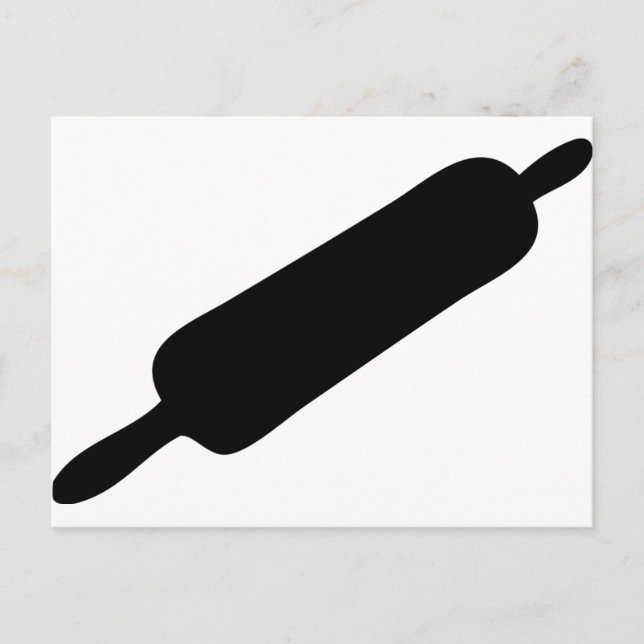 rollendes Button Postkarte (Vorderseite)