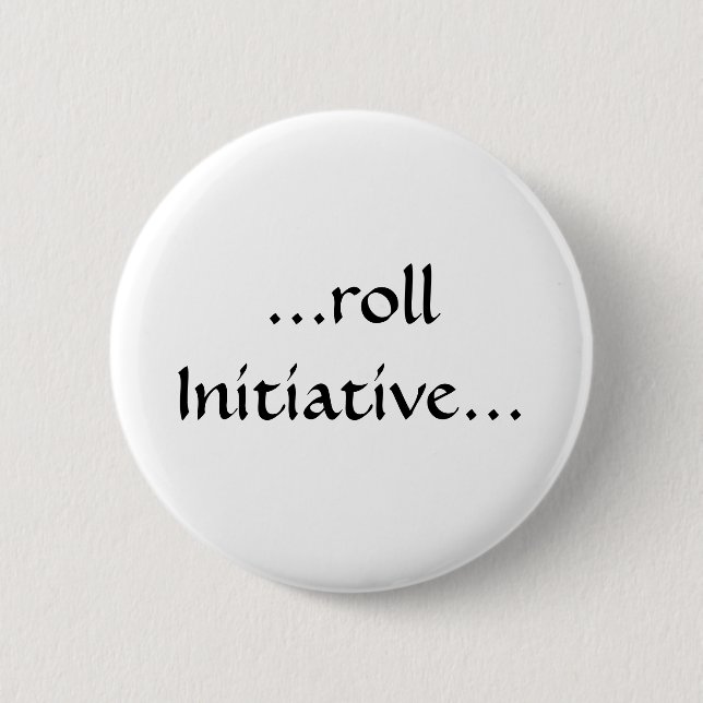 Rolleninitiativen-Knopf Button (Vorderseite)