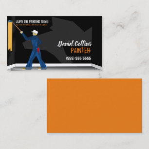 Rollenkarte für die Malerei Visitenkarte