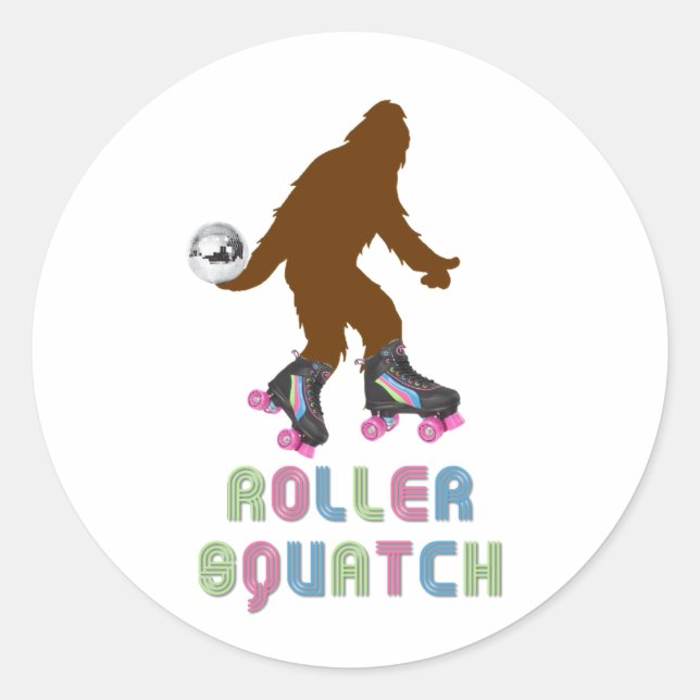 Rollenkolbe Runder Aufkleber (Vorderseite)