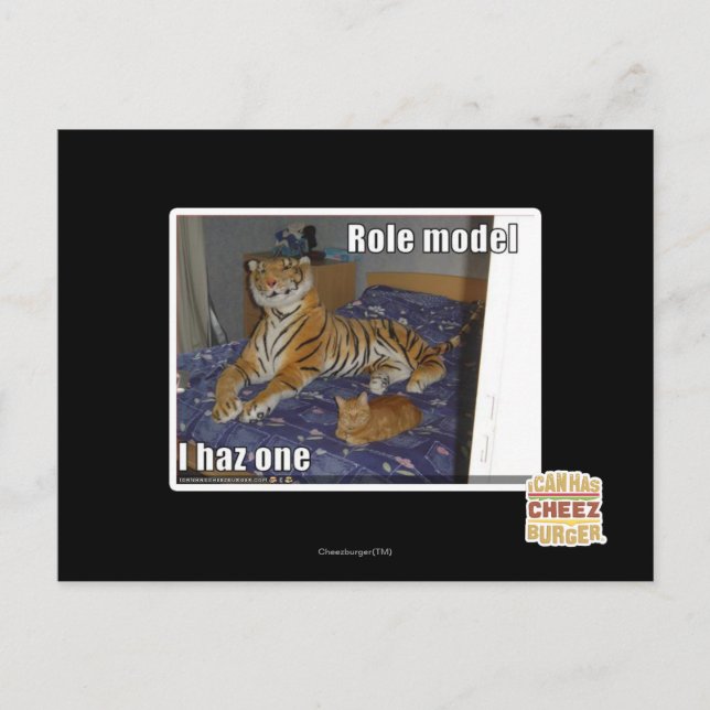 Rollenmodell, ich habe eins postkarte (Vorderseite)