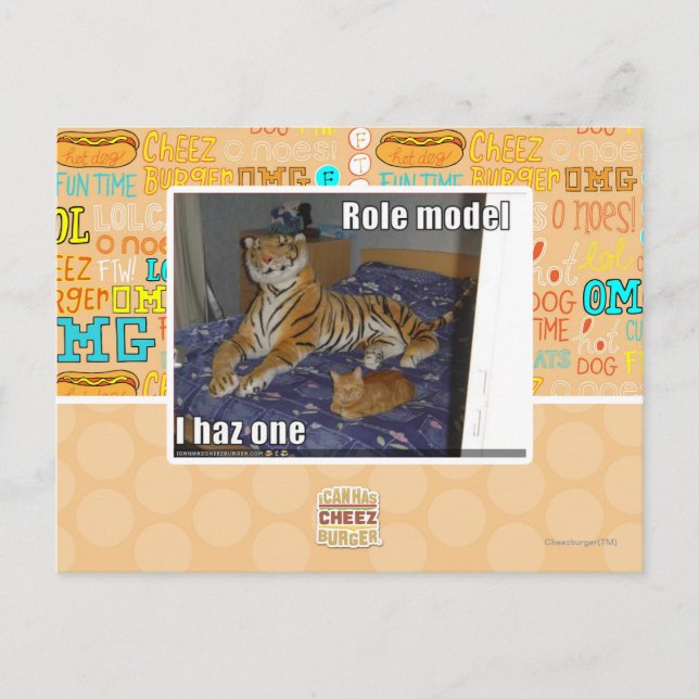 Rollenmodell, ich habe eins postkarte (Vorderseite)