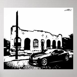 Rollenschuss Genesis Coupe Poster