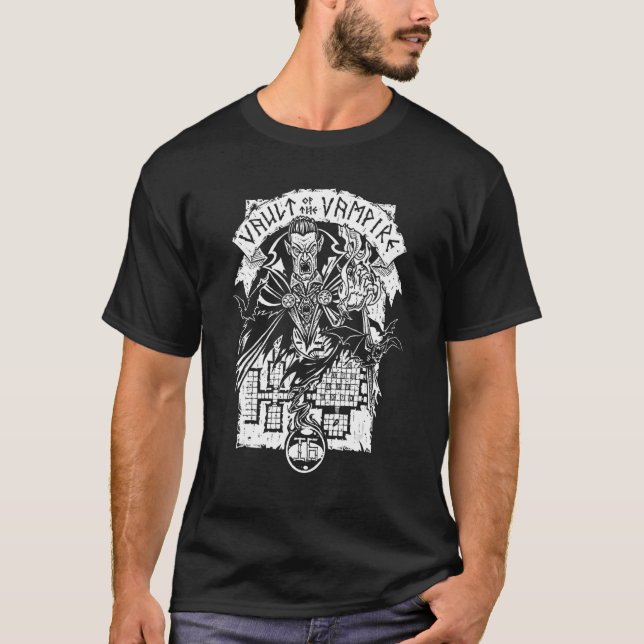 Rollenspiel-Game Vault des Vampire R T-Shirt (Vorderseite)