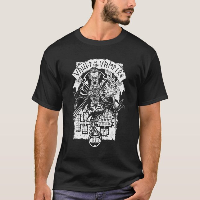 Rollenspiel-Game Vault des Vampire R T-Shirt (Vorderseite)