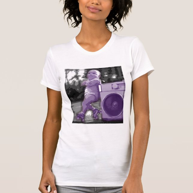 Roller Baby Funny Niedliches Shirt (Vorderseite)