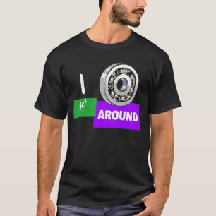 Roller Bearing um Skate Classic 80er Vib zu erreic T-Shirt