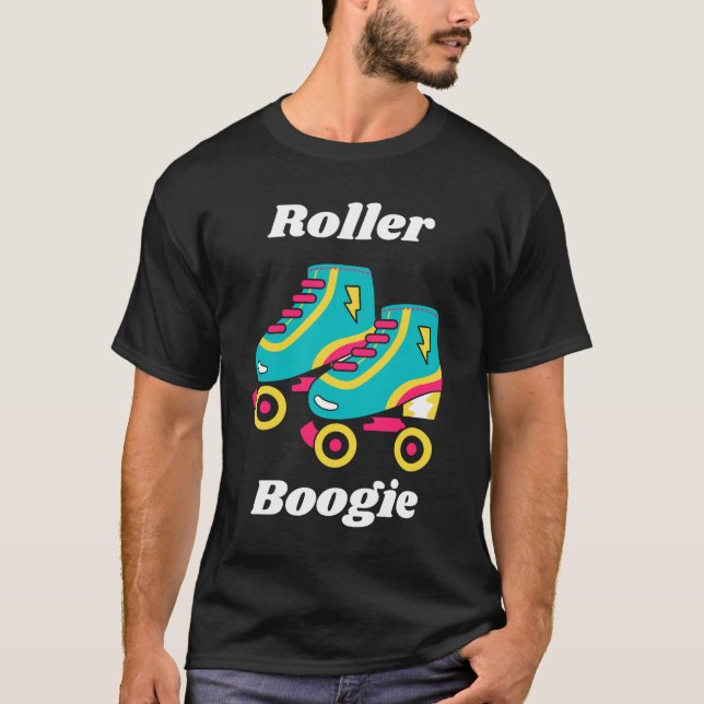 Roller Boogie Retro T - Shirt (Vorderseite)