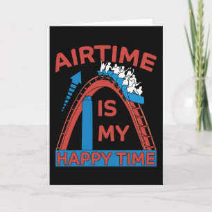 Roller Coaster Funny Amusement Park Gift Karte