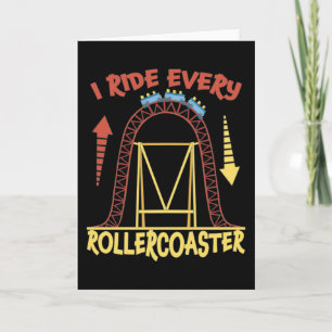Roller Coaster Park Amusement Park Gift Karte