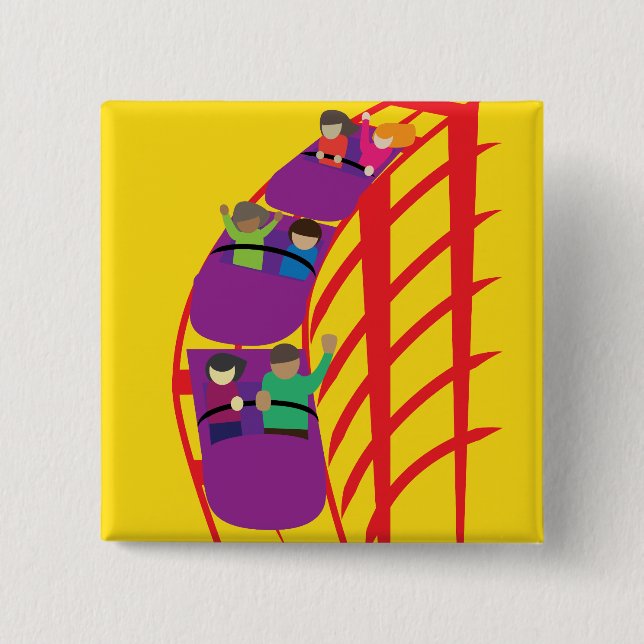 Roller Coaster Upclose Button (Vorderseite)