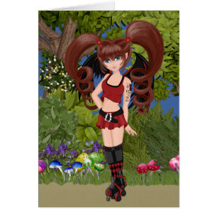 Roller Derby Anime Fairy Skaten