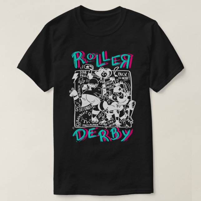 Roller Derby Chaos T-Shirt (Design vorne)