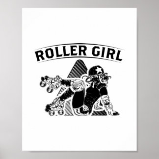 Roller Derby Girl | Inline-Skater-Geschenkideen Poster