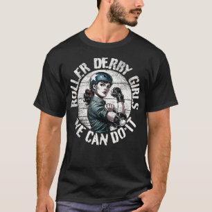Roller Derby Girls kann es Roller Derby 3 T-Shirt