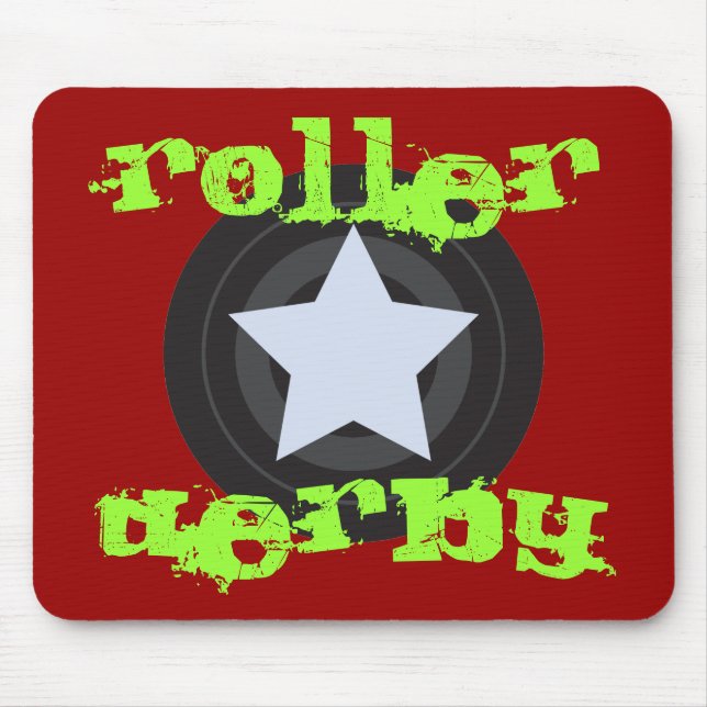 Roller Derby Jammer Mousepad (Vorne)