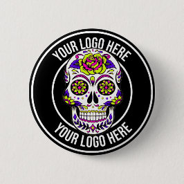 Roller Derby Kreis-Logo Button