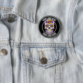 Roller Derby Kreis-Logo Button