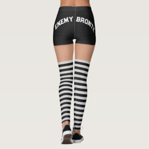 Roller Derby Name Black Shorts Stricksocken Leggings