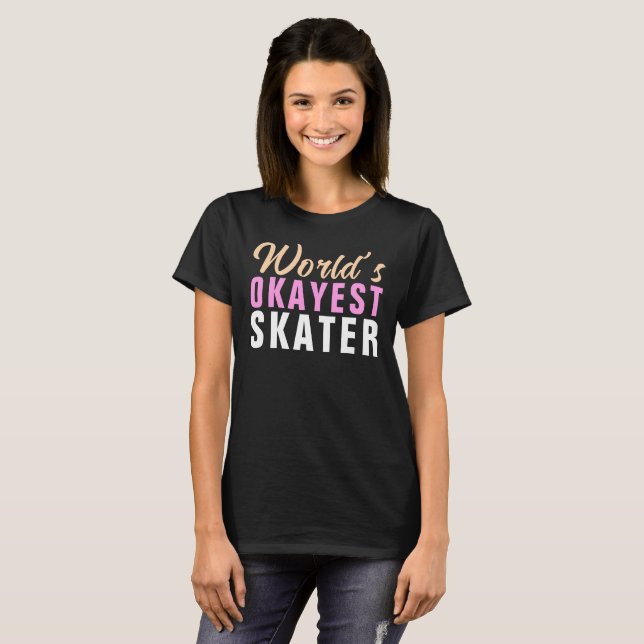 ROLLER DERBY OKAYEST SKATER T - SHIRT (Vorne ganz)