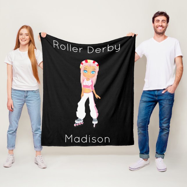 Roller Derby Personalisiert Fleece Blanket (Beispiel)