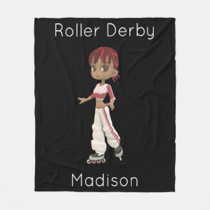 Roller Derby Personalisiert Fleece Blanket
