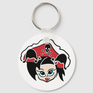 Roller derby Pirate Schlüsselkette Schlüsselanhänger