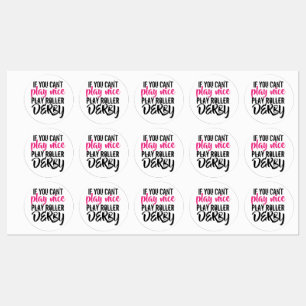 Roller Derby Stickers Etiketten