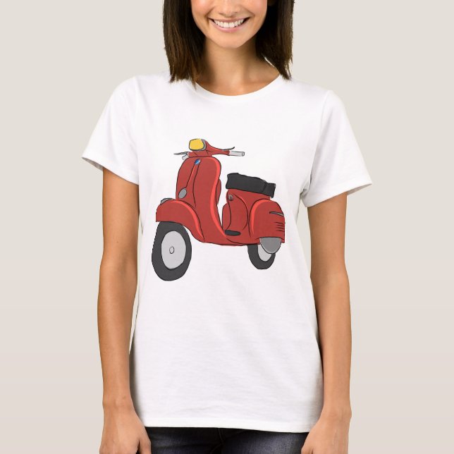 Roller des Vespa-SS T-Shirt (Vorderseite)