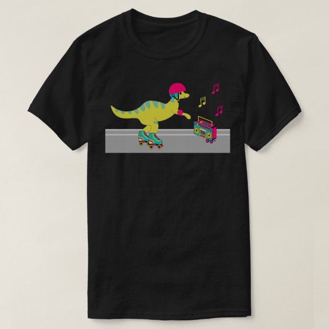 Roller Dino T-Shirt (Design vorne)