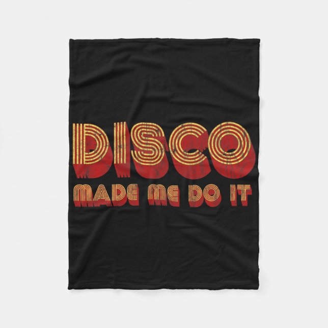 Roller Disco Outfit Retro 70er Kostüm für Frauen u Fleecedecke (Vorderseite)