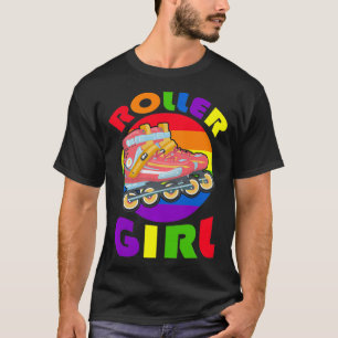 Roller Girl Birthday Roller Skater Party Skate Sk T-Shirt