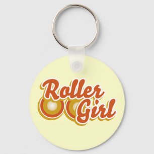 Roller Girl in Derby Schlüsselanhänger