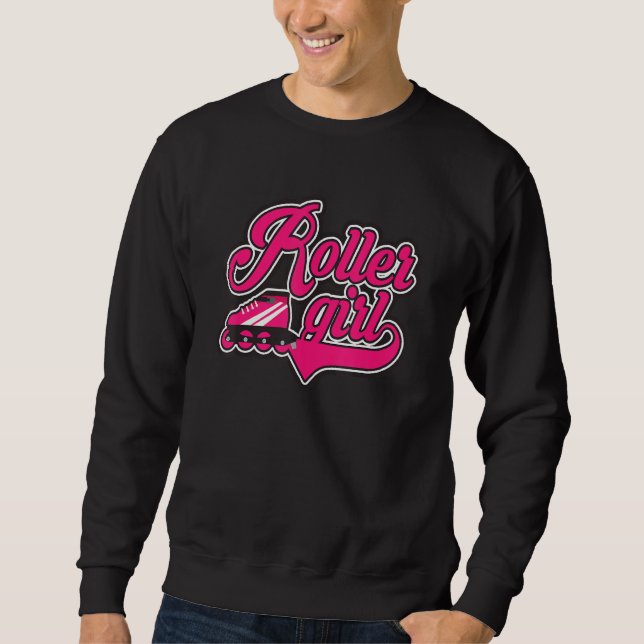 Roller Girl Inline Skates Roller Skating skating s Sweatshirt (Vorderseite)