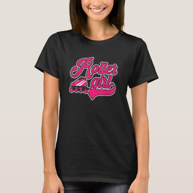 Roller Girl Inline Skates Roller Skating skating s T-Shirt (Vorderseite)