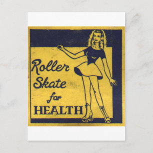 Roller Girl Postkarte
